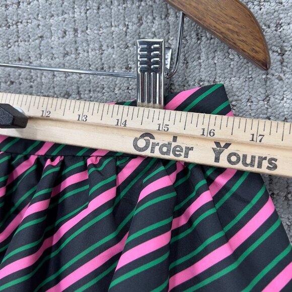 Wicked x Target Womens Mini Bubble Black Pink Green Striped Skirt Size XL - Picture 5 of 6